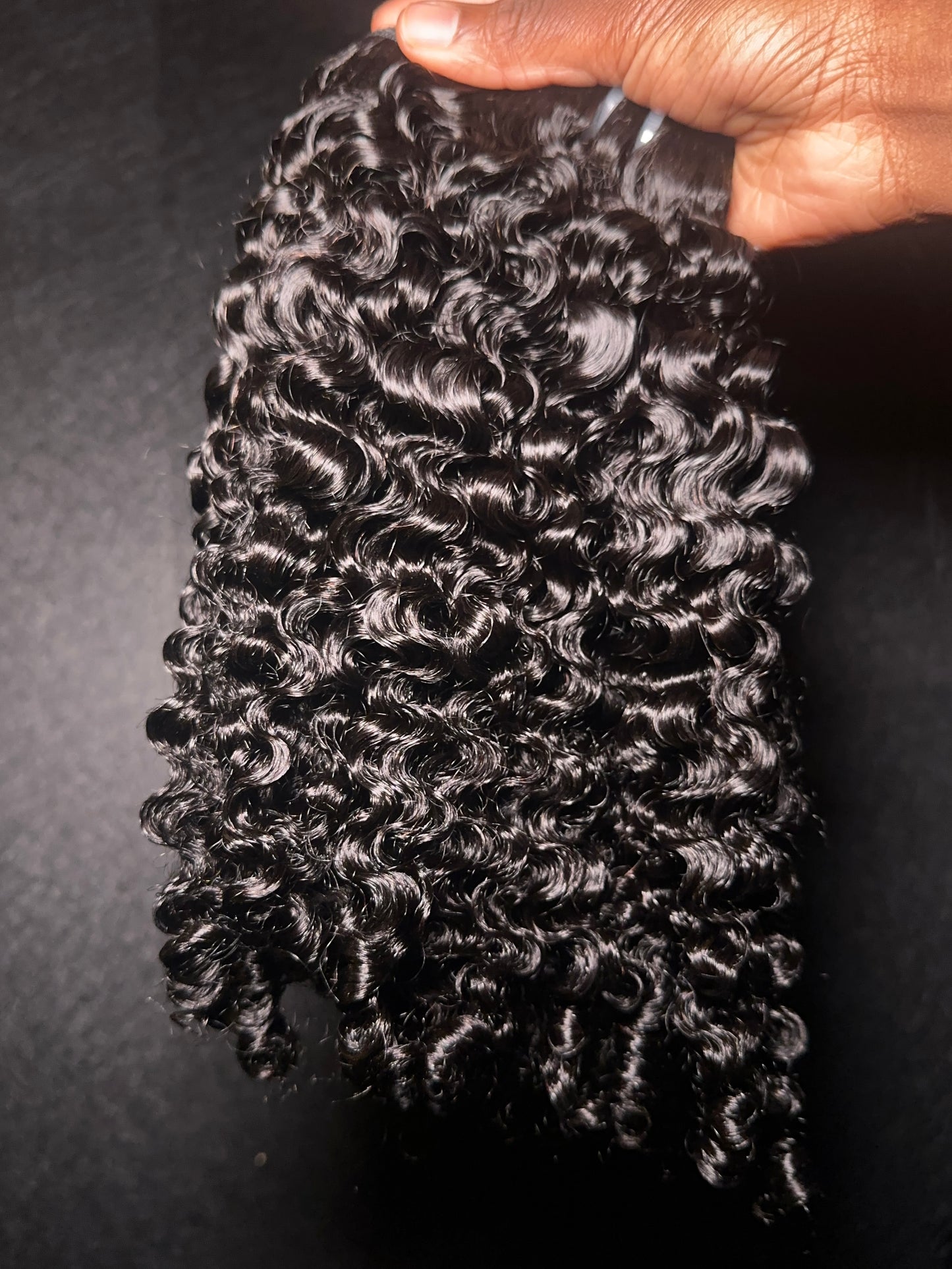 Raw Burmese Curly hair 3 bundles