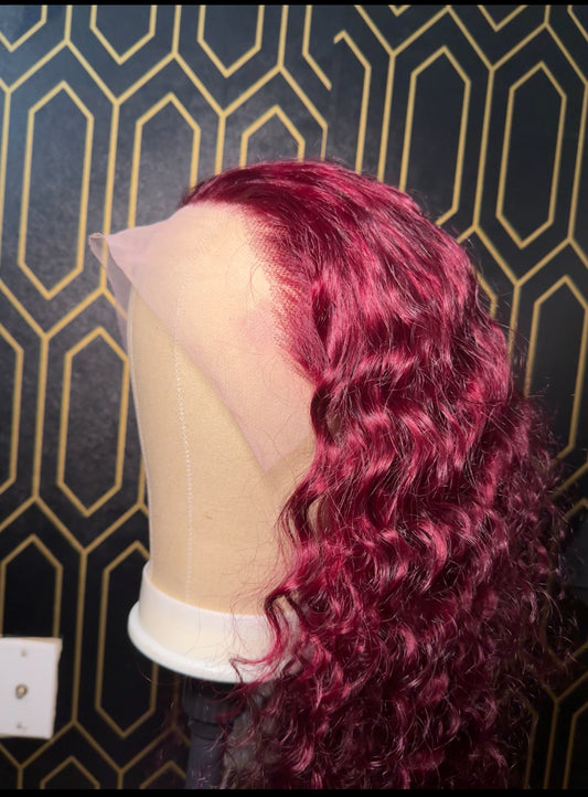 99J Transparent lace wig