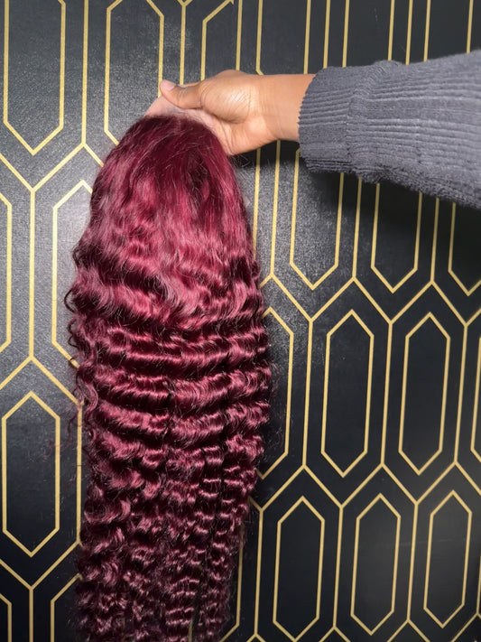 99J Transparent lace wig